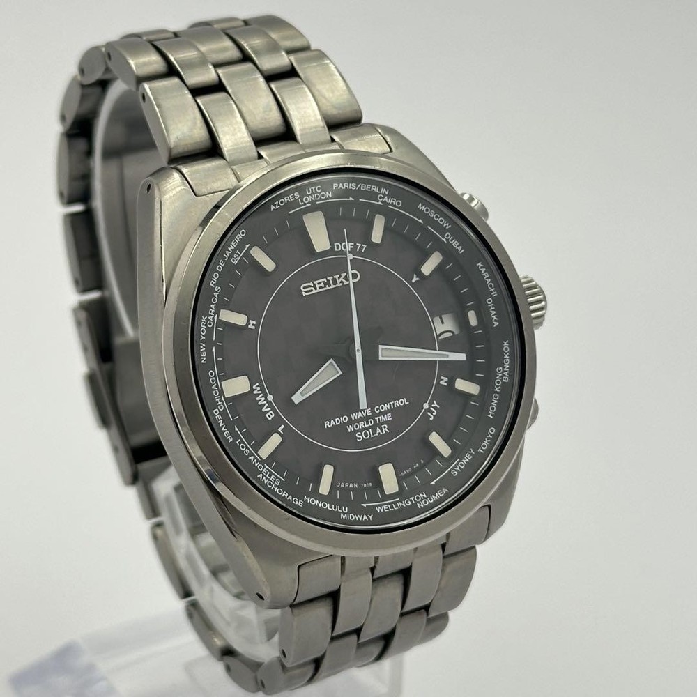 Seiko Solar Men's Watch 7B25-0AB0 Stainless Steel 1290