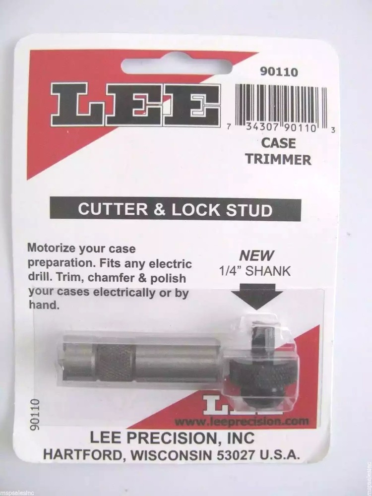 LEE 90110 CASE TRIMMER CUTTER & LOCK STUD