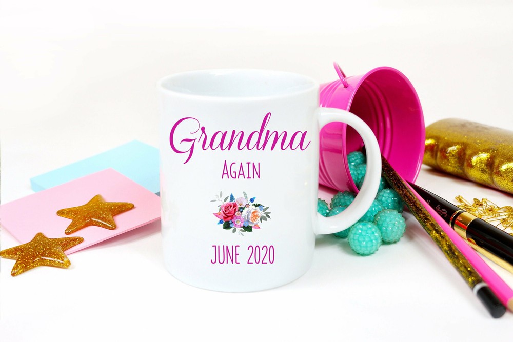 2020 Gonna Be Grandma Again Baby Announcement Mug