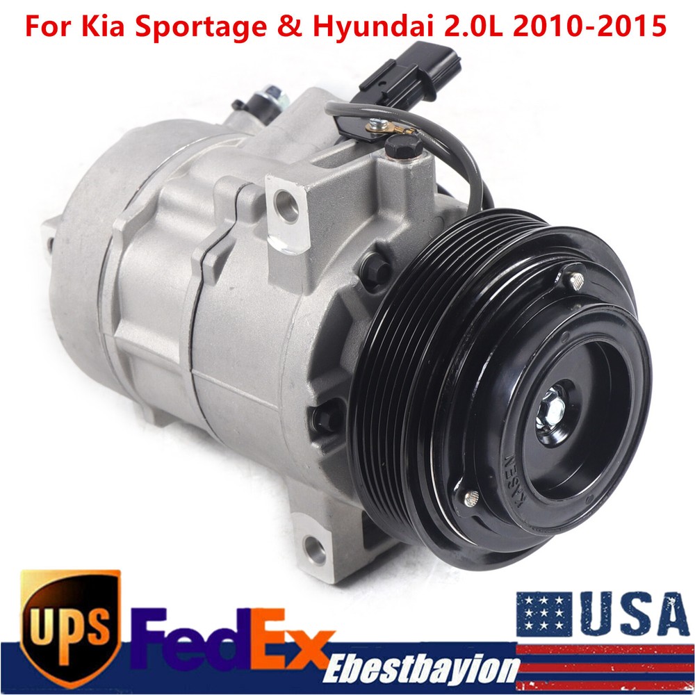 AC Air Compressor W/ Clutch 977012S000 For Kia Sportage & Hyundai 2.0L 2010-2015