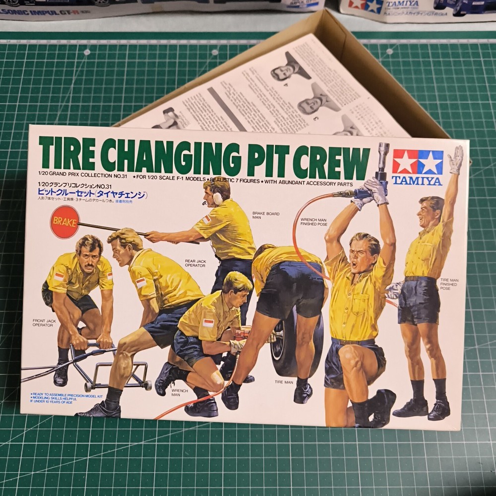 Tamiya 1/20 Tire Changing Pit Crew Grand Prix Collection No.31
