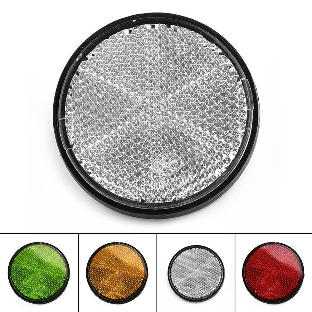 Bicycle Bicycle Reflector l Suitable For Motorcycles Bike Round Night Portable