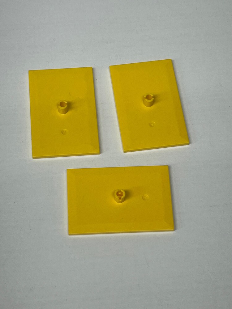 LEGO Train Bogie Plates Yellow Set of 3