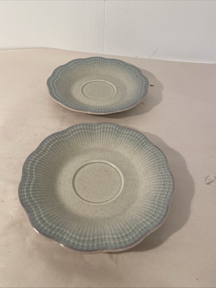 2 Mikasa Grand Manner DJ 526 Celebration 6.26” Saucers