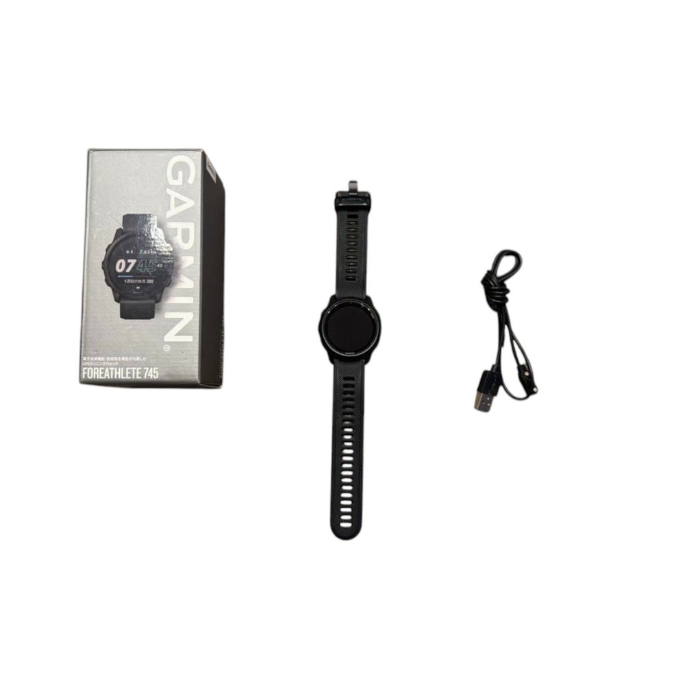 Garmin Forerunner 745 GPS Watch with Glass Protector and Charger - Pre-Owned