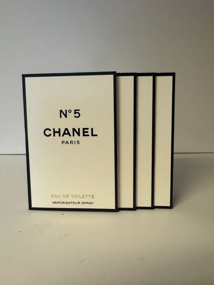 4x CHANEL N°5 Eau de Parfum 1.5ml Perfume Sample Spray