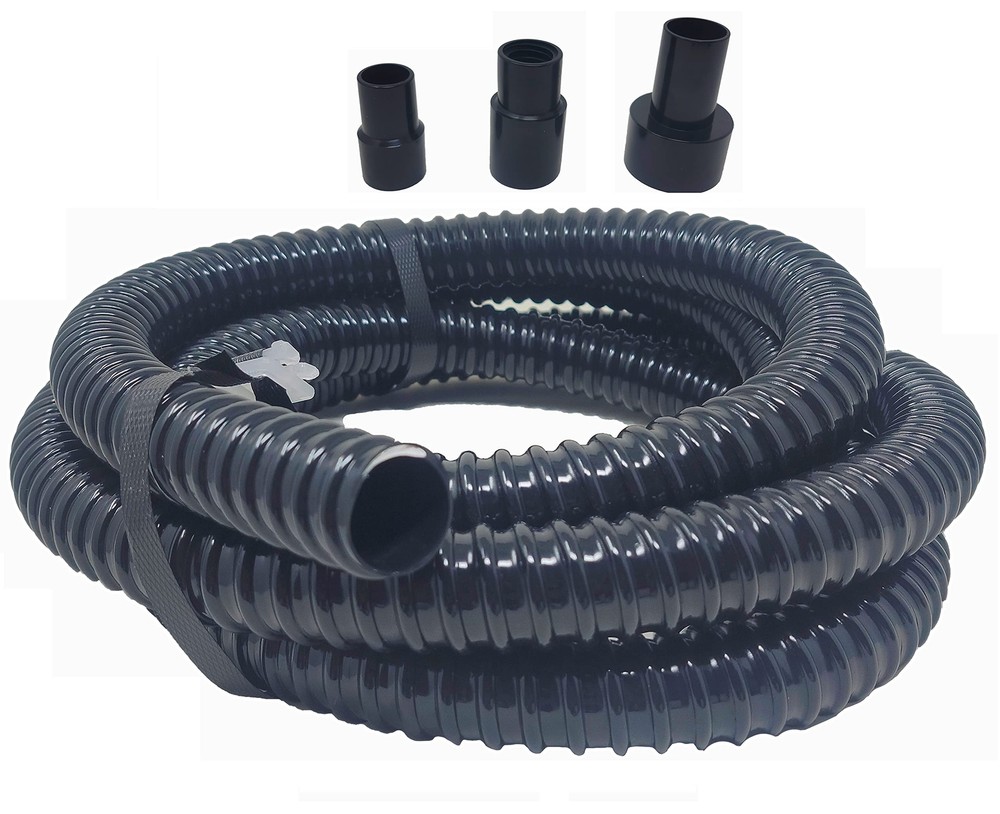 Heavy Duty Dust Collection Hose and Fitting Kit to Connect Tools with 1