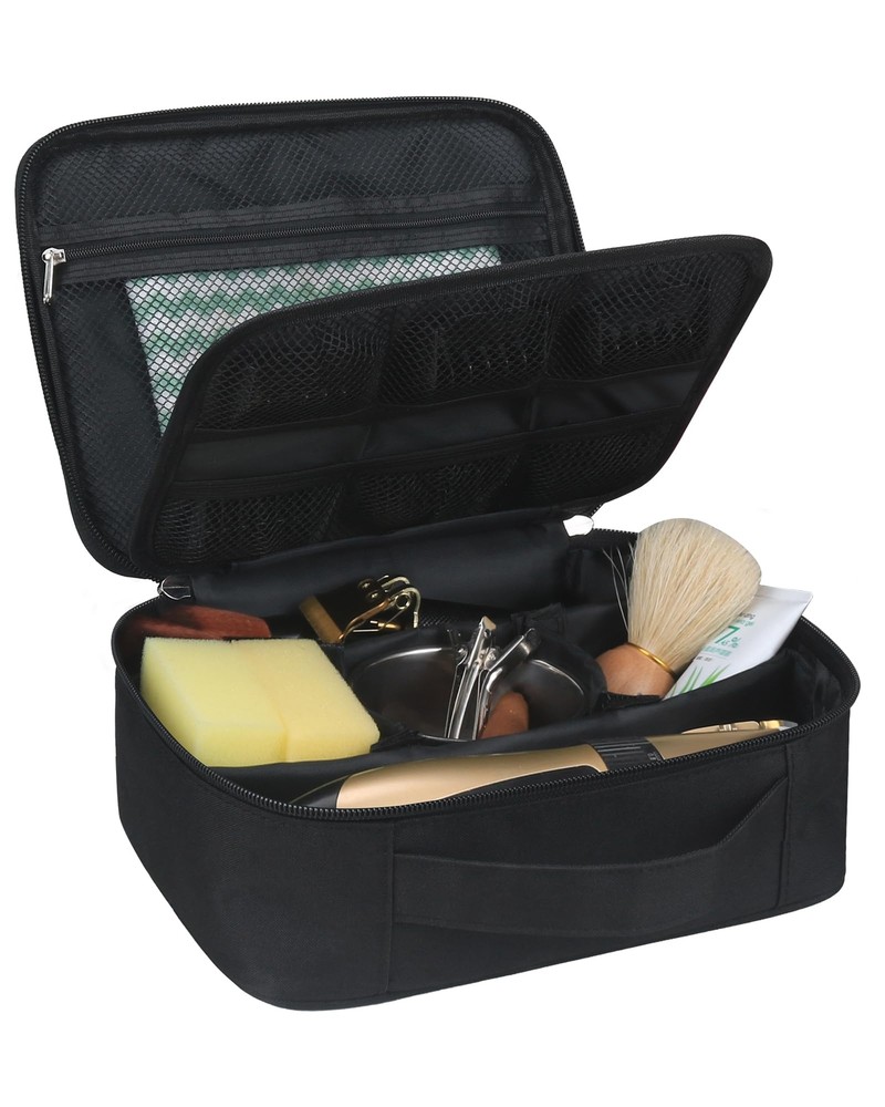 Barber Tool Bag Case Trimmer Travel Storage Organizer for Hair Cutting Supplies
