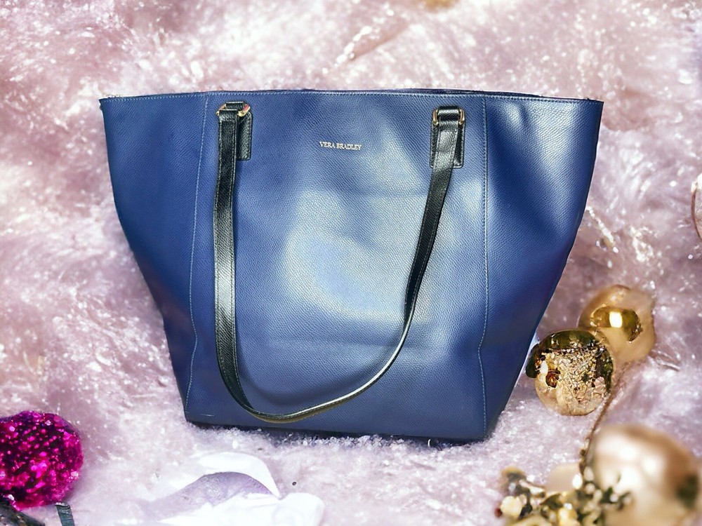 VERA BRADLEY  Large Leather Tote New With Tags