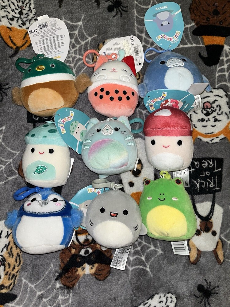 Squishmallow Clip-On Plush Lot Collection