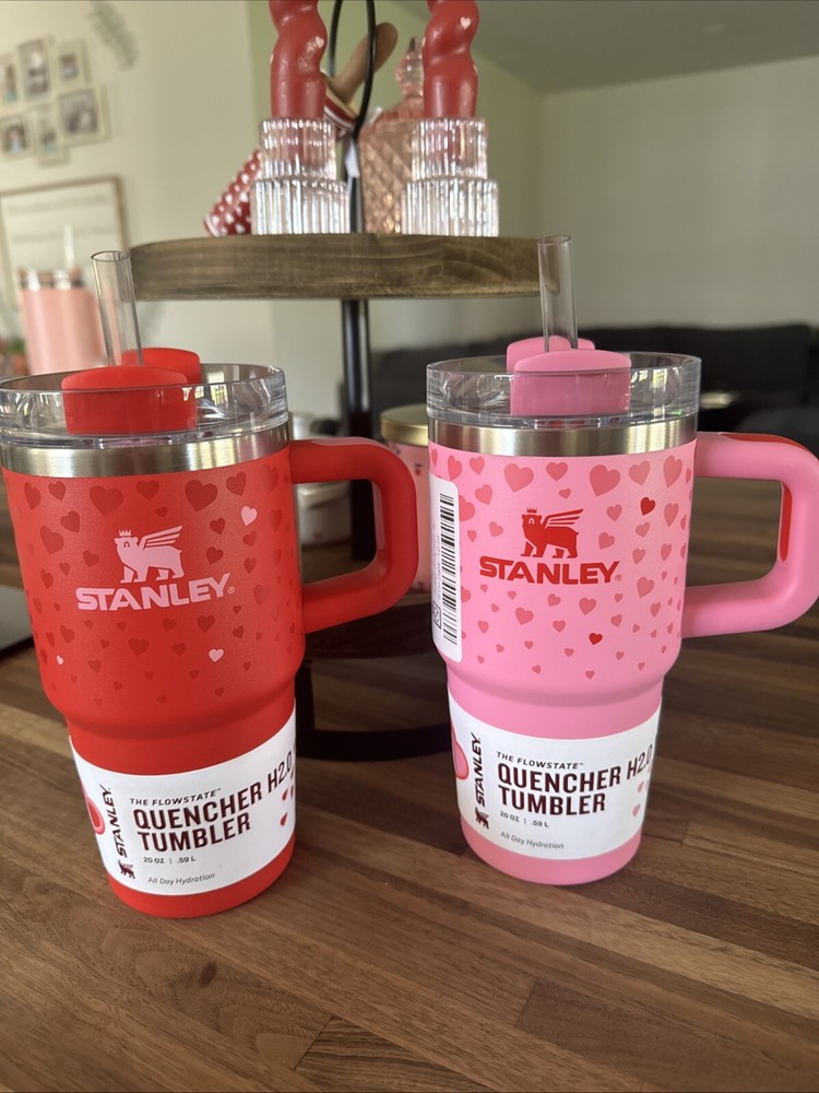 Stanley 20oz Ruby Red Valentine 2025 Tumbler Sweet Hearts Bundle Target Exclusive  