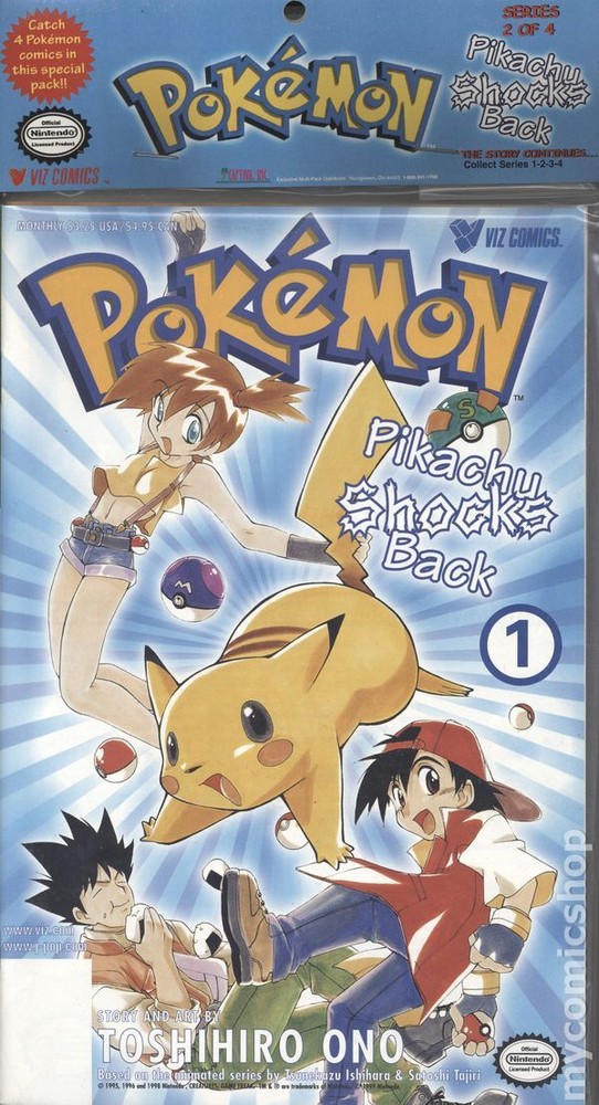 Pokemon Comic Collectors Pack 2-SET VG 1999 Stock Image