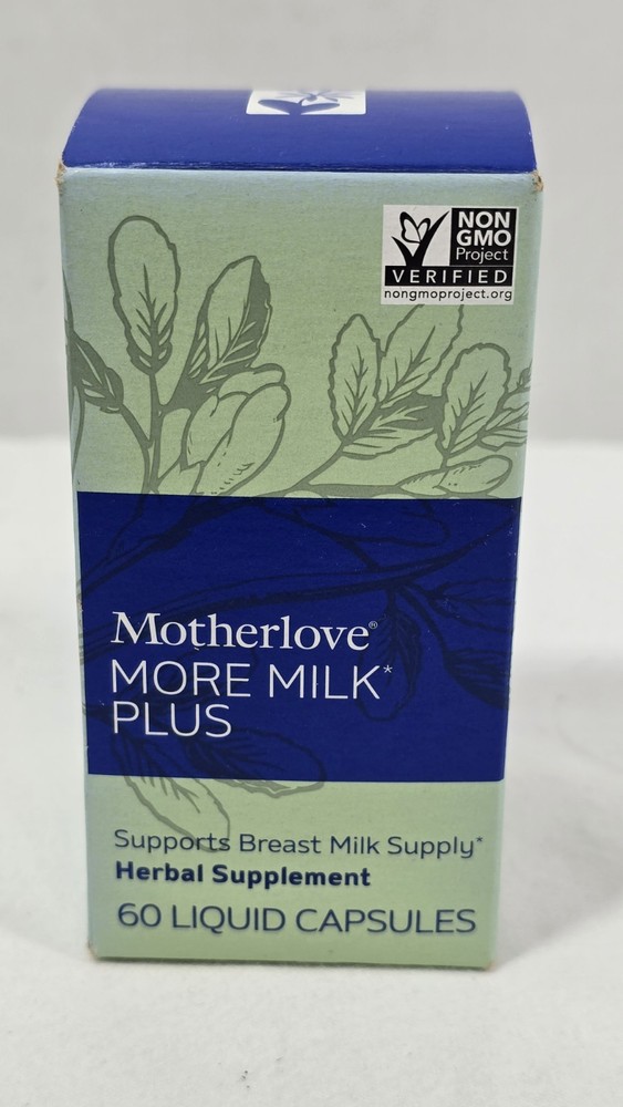 Motherlove More Milk Plus 2-Pack 100ct Veggie Caps Exp 2022 Boosts Milk Supply