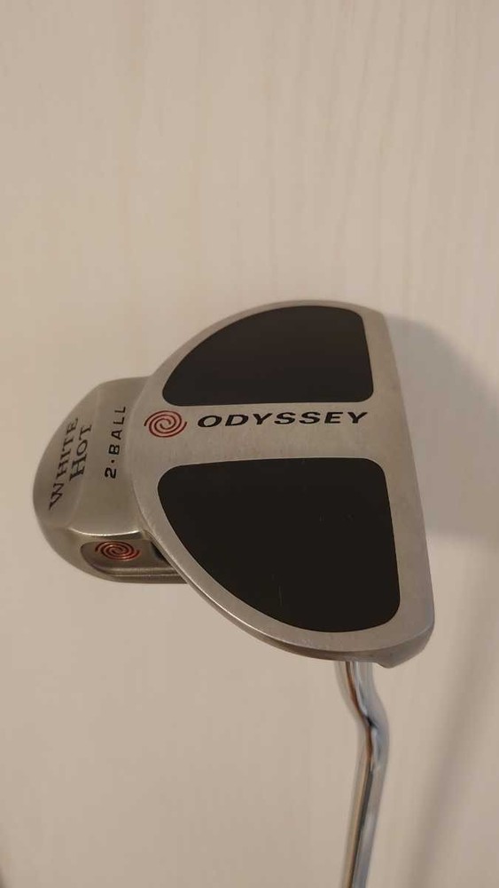 Tour Issue Odyssey White Hot 2 Ball Putter with Factory Shaft Band