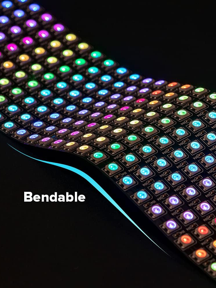 WS2812B RGB LED Digital Flexible Addressable Panel Light Matrix Screen DC5V