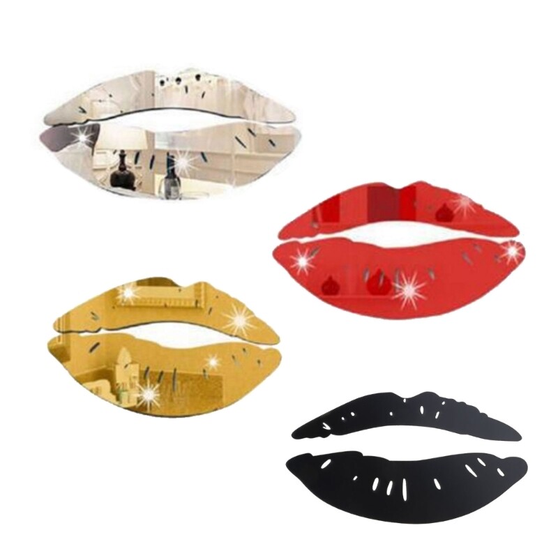 Kiss Shape Wall Art Decal Adhesive Valentine s Day Romantic Dinner Decor