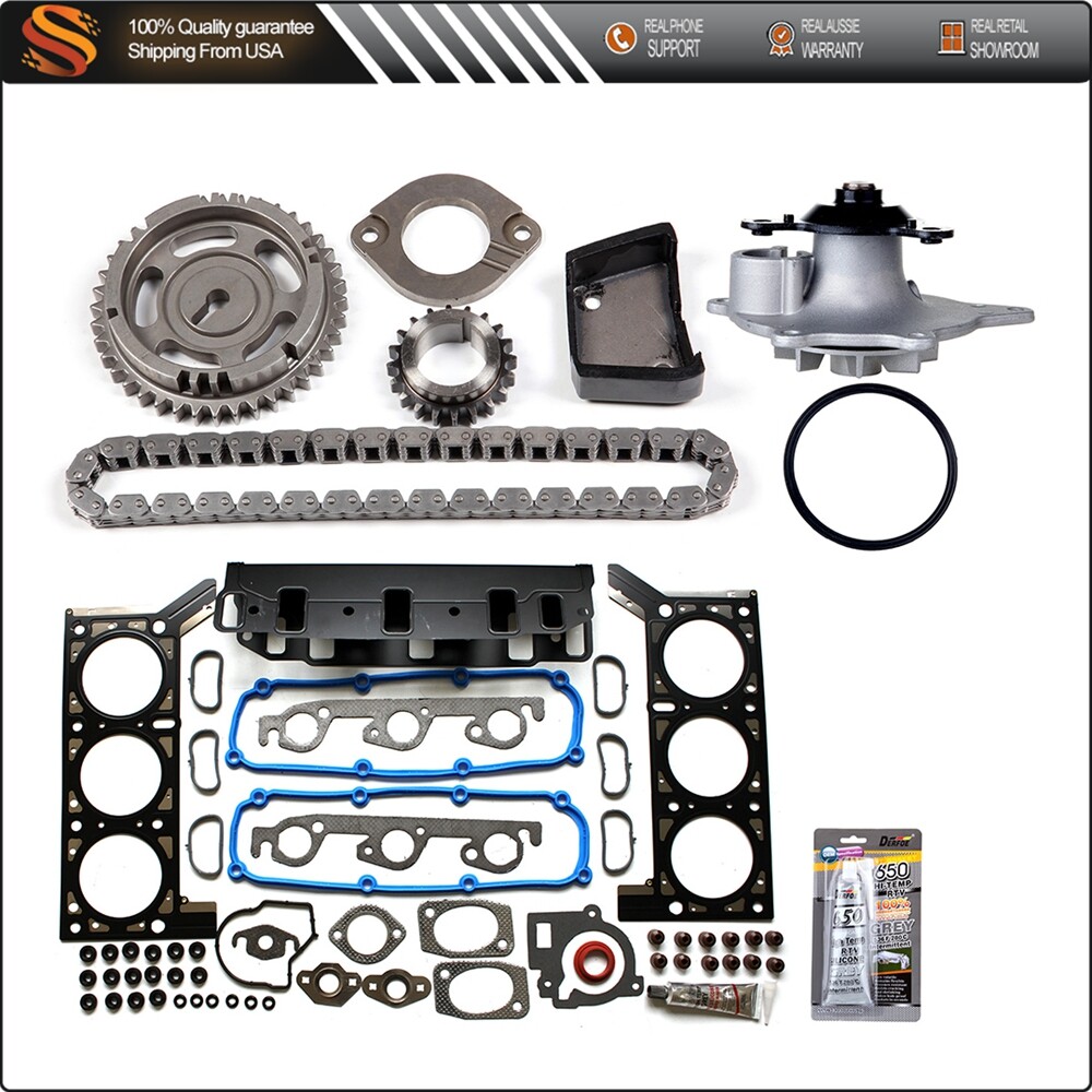 05 Chrysler Town & Country 3.3L Timing Chain Kit with Water Pump & Head Gasket Set