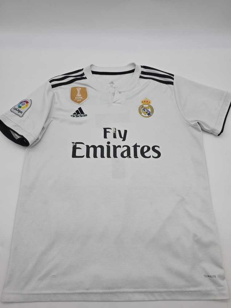 REAL MADRID 2017 2018 HOME FOOTBALL SHIRT SOCCER JERSEY SIZE M MEN.#42948