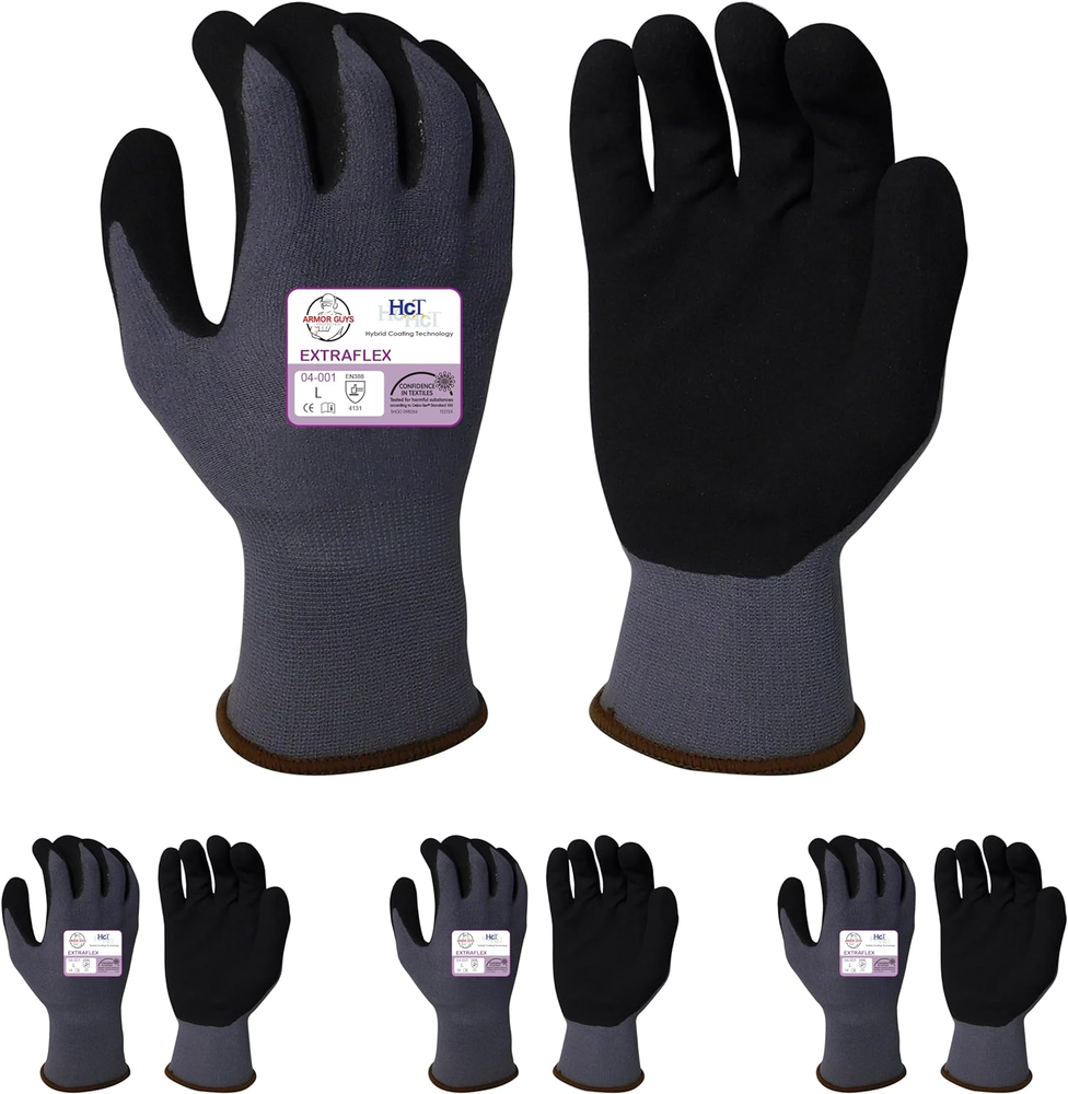 Extraflex Protective Work Gloves - Abrasion Resistant Gloves - Landscaping, Ware