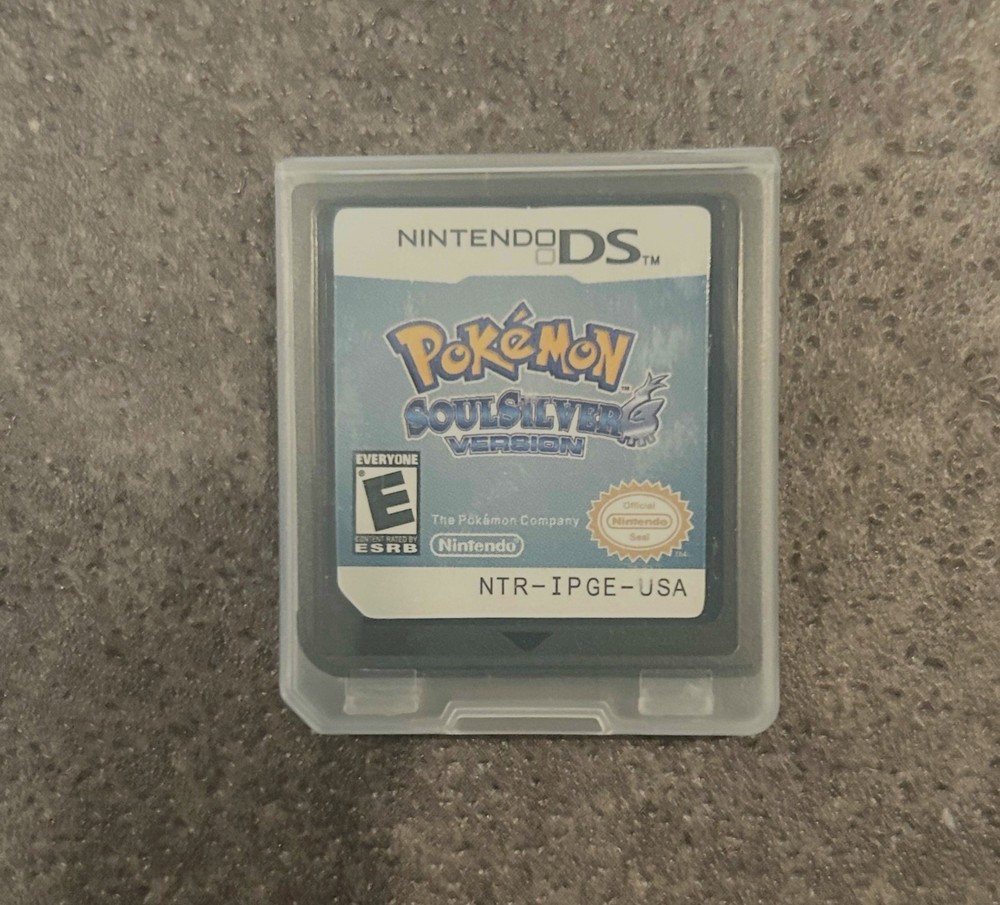 Pokemon SoulSilver Nintendo DS Game Cartridge US Version Compatible with DS 2DS 3DS DSi in Very Good Condition