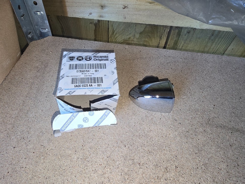 Fiat 500X 15 - On Front LH RH RHD LHD Chrome Door Handle Part. Gen 735607047