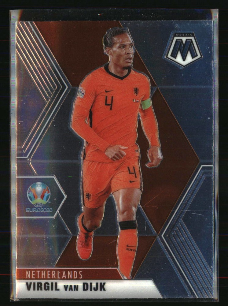 Virgil van Dijk 2021 Panini Mosaic UEFA EURO #141 SOCCER Card