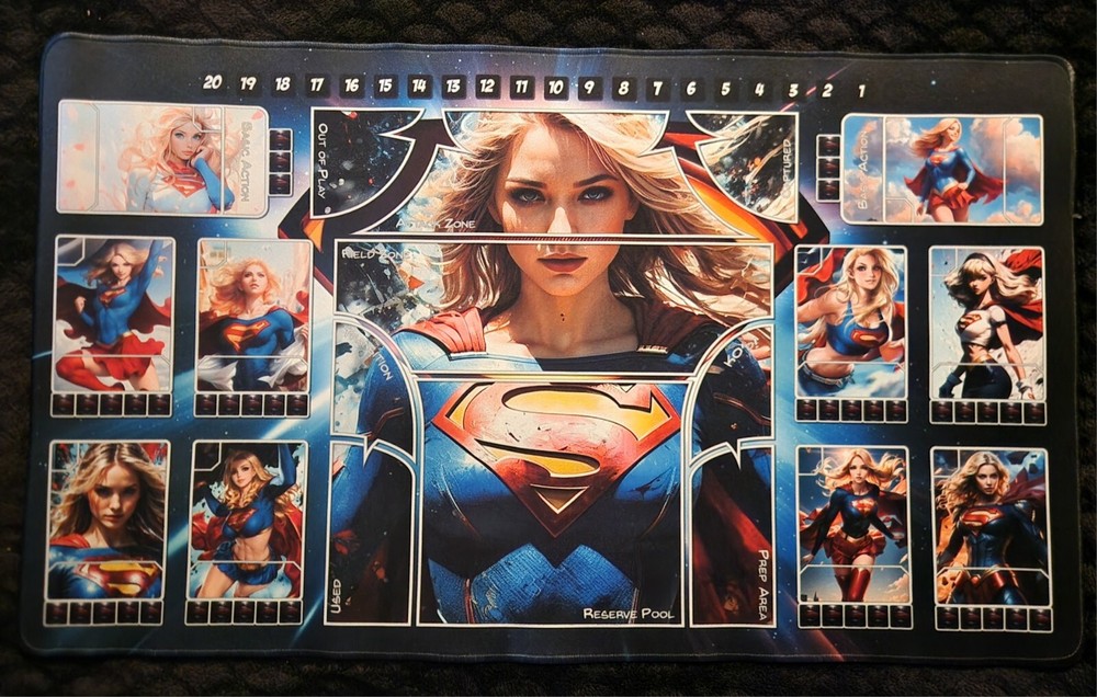 Supergirl Dice Masters Playmat (2)