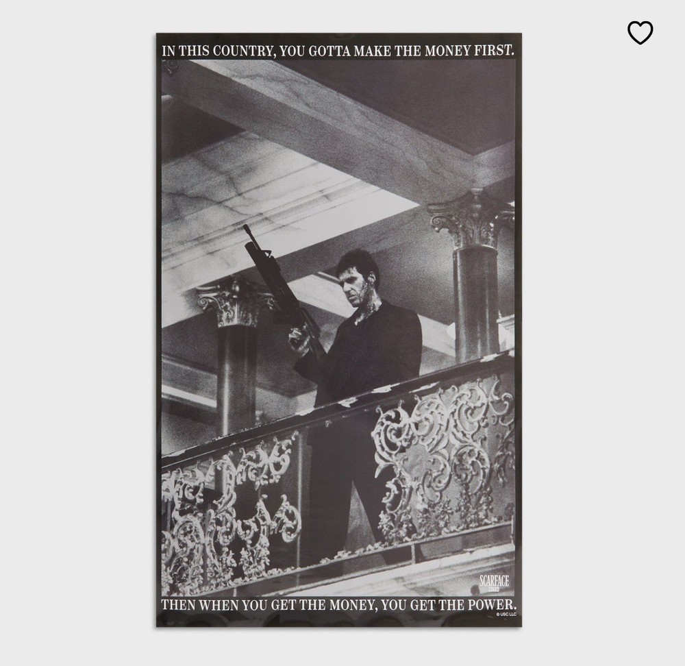 Kith for Scarface Money First Poster *Order confirmed*