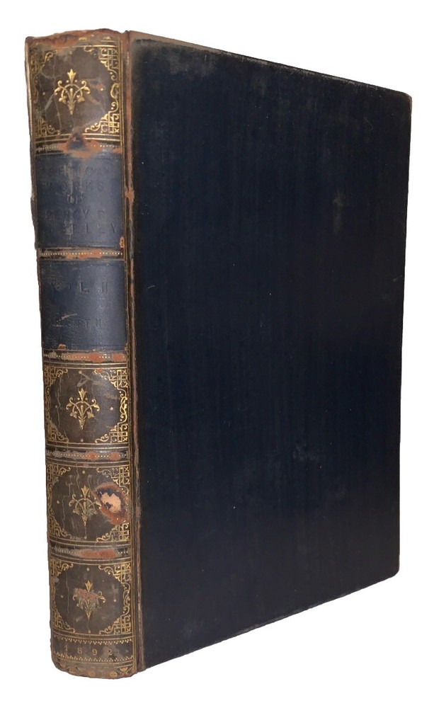 1 of 250, 1892, COMPLETE POETICAL WORKS OF PERCY BYSSHE SHELLEY, LARGE PAPER