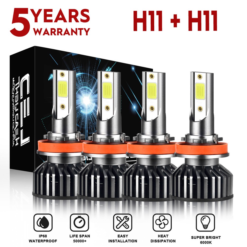 For 2010-2016 Chrysler Town&Country Mini Passenger Van 4-Door 3.6L led headlight