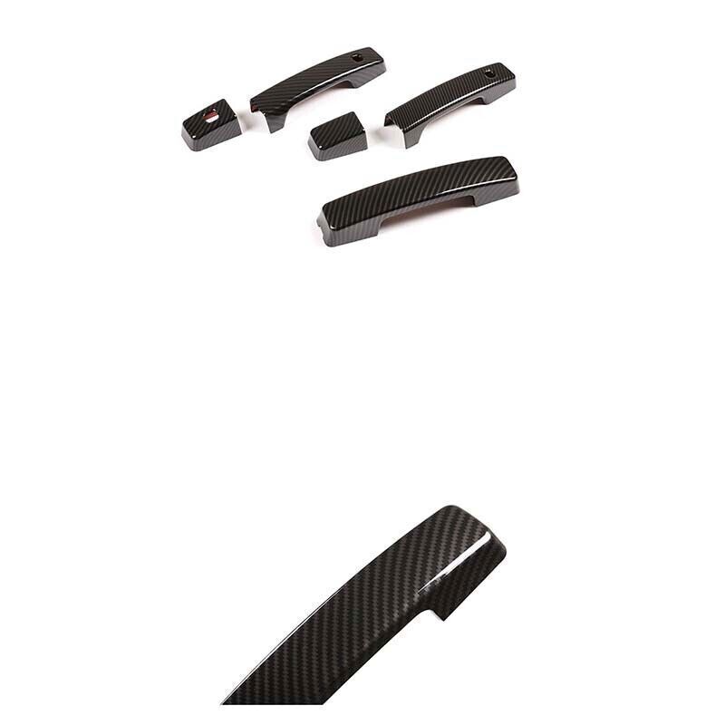 Exterior Door Handle Cover True carbon fiber20-23 5PC For Land Rover Defender 90