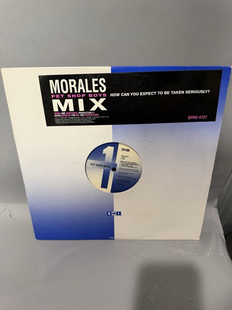 Pet Shop Boys How Can You Expect To Be Taken Seriously 5 mixes Rare Dj Us 12