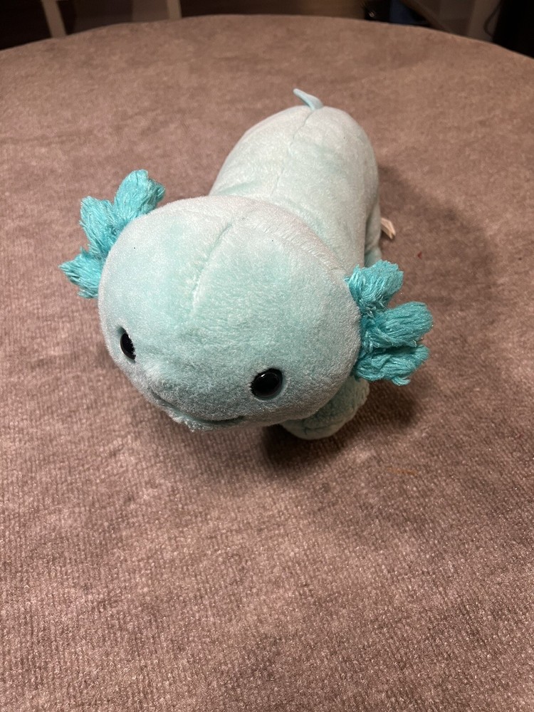 Build A Bear Mint Green Axolotl Soft Toy Plush Animal Collectable BAB Blue