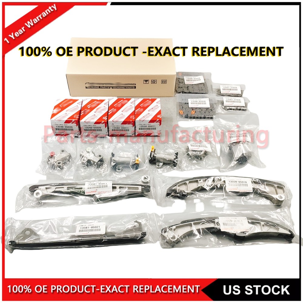 OEM Timing Chain Kit for 2007-2020 Toyota Tundra 5.7L 2008-2020 Sequoia 5.7L