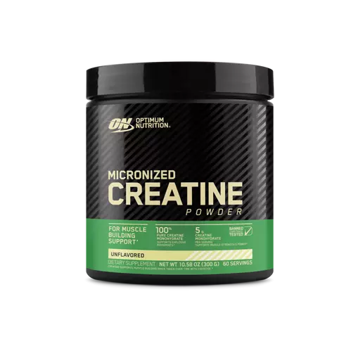 OPTIMUM NUTRITION MICRONIZED CREATINE POWDER 0.66 lb 60 Servings Muscle Building