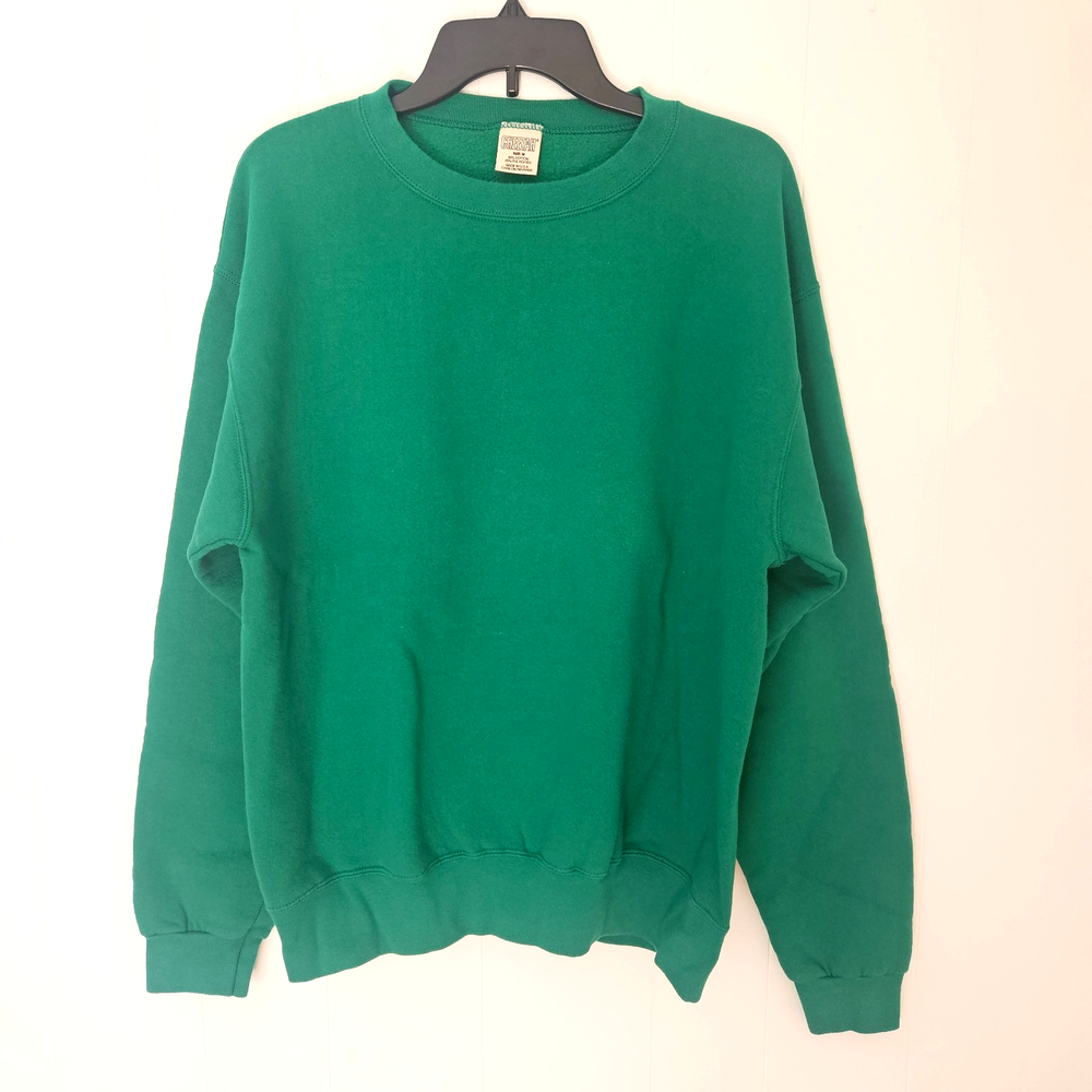 CHEETAH Green Crew Neck Unisex Sweatshirt Medium Size