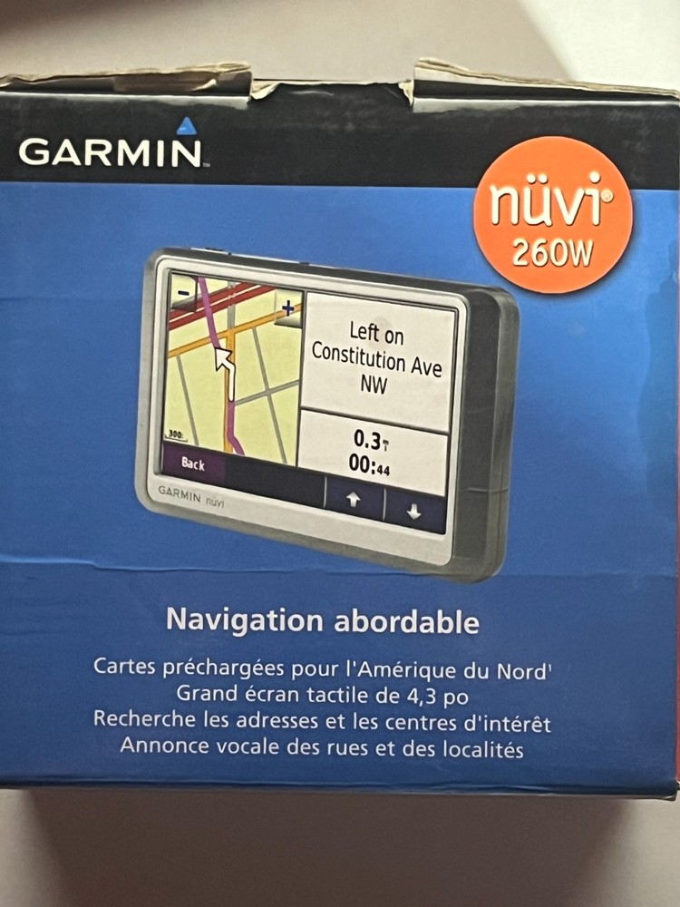 Garmin nüvi 260W bundle - OPEN BOX