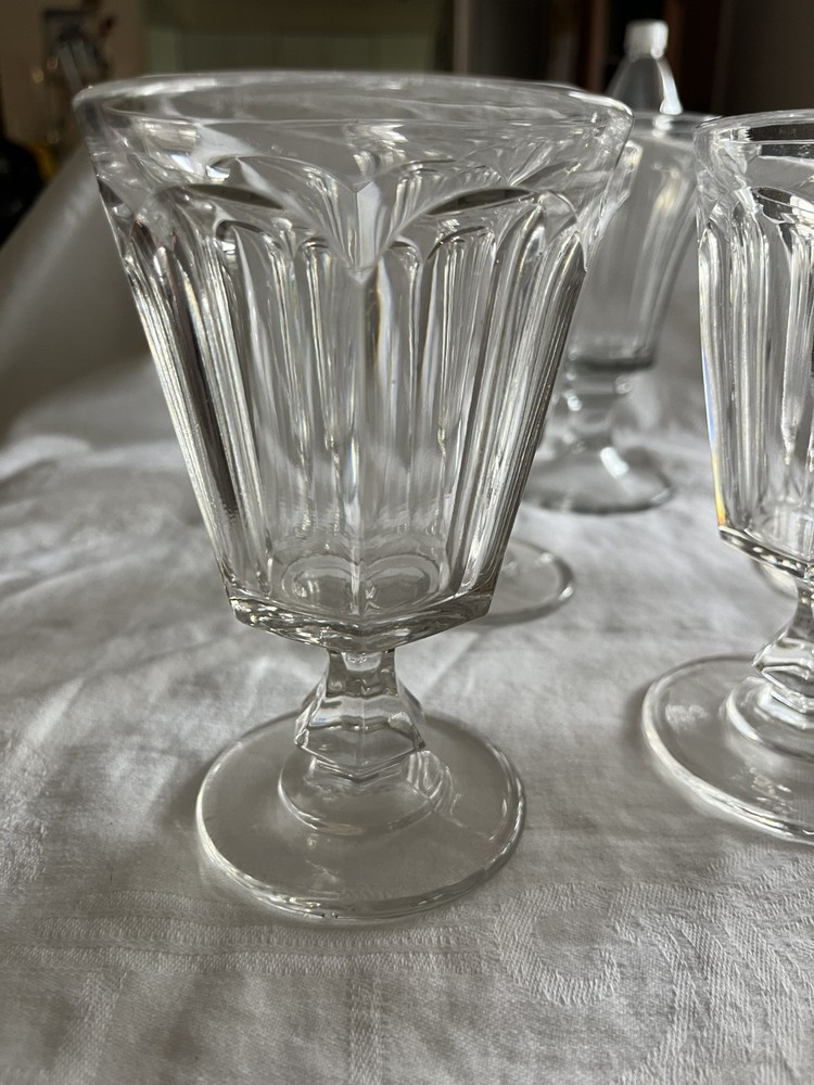 Vintage Sundae Glasses Set of 5 Ice Cream Bowls Dessert Dishes