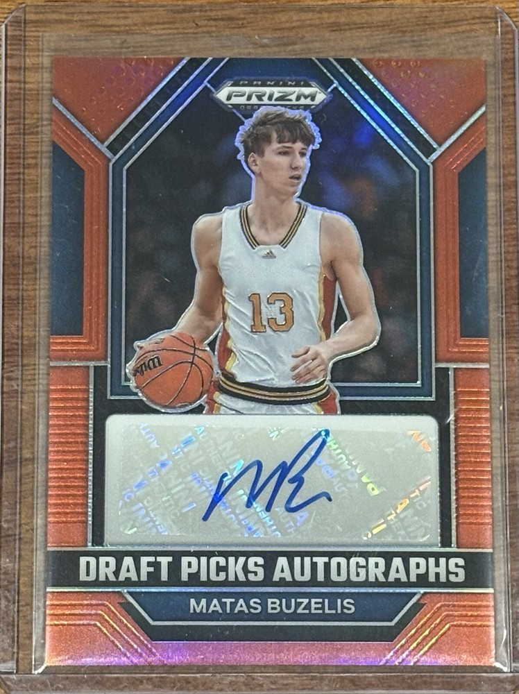 2023 Panini Prizm Matas Buzelis Draft Picks Autographs Red Prizm /149 #DPA-MBZ