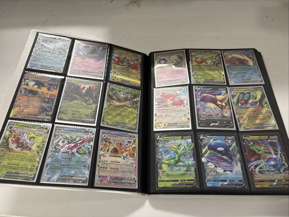 340 Pokemon Foils, 20 Ultra Rares, 9 Pocket Binder Holds 360 Cards