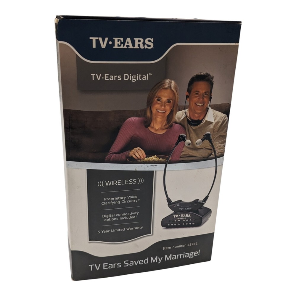 TV  Ears 5.0 Digital Wireless Headset System Model 11741