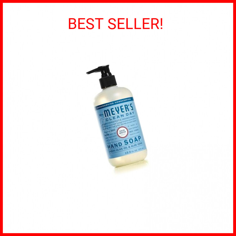 Mrs. Meyer’s Hand Soap, Rain Water, Made with Essential Oils, 12.5 oz
