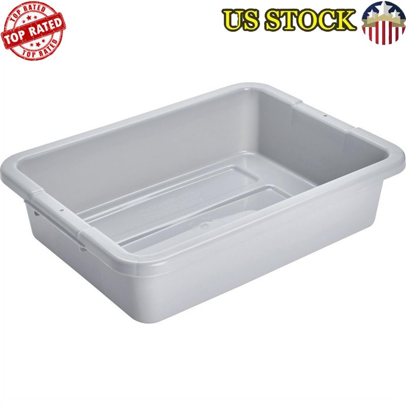 Heavy-Duty Commercial Plastic Storage Box Dishwasher Safe Utility Bin