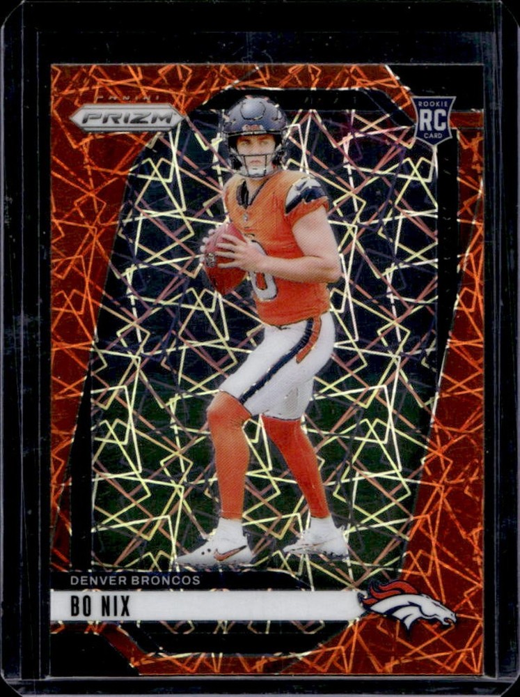 2024 Prizm Bo Nix RC Lazer Rookie #309 Broncos