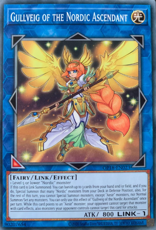 Gullveig of the Nordic Ascendant - OP18-EN023 - Common - Unlimited Edition x1 -