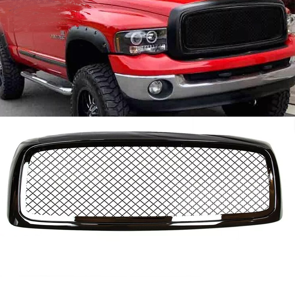Front Grill for 02-05 Dodge Ram 1500 & 03-05 Ram 2500 3500 Mesh Bumper Grille