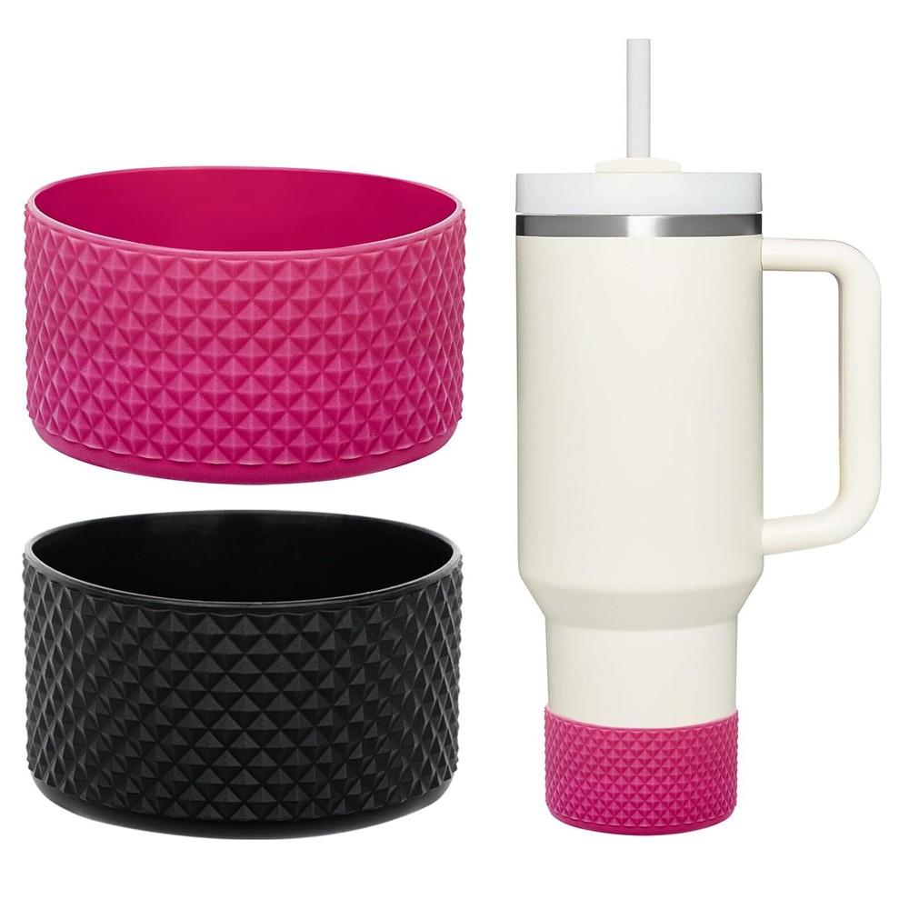 2 Pcs Tumbler Bottom Protector Boot for Stanley Quencher 40oz Adventure Cup