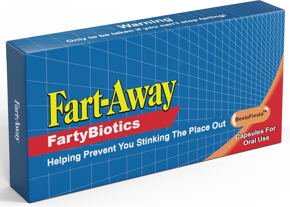 Funny Fathers Day Prank Pill Box - Anti-Fart Joke Gift for Men-image