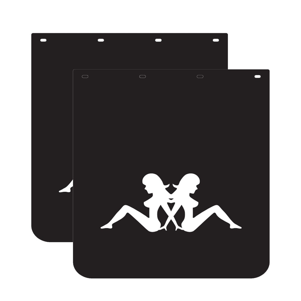 24x24 Polymer Semi Truck Mud Flaps for Tractor Trailers