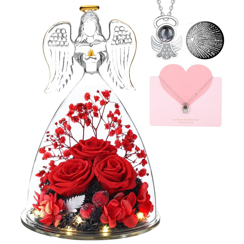Romantic Angel Roses Gift Set for Women - Perfect Valentine's Day Present